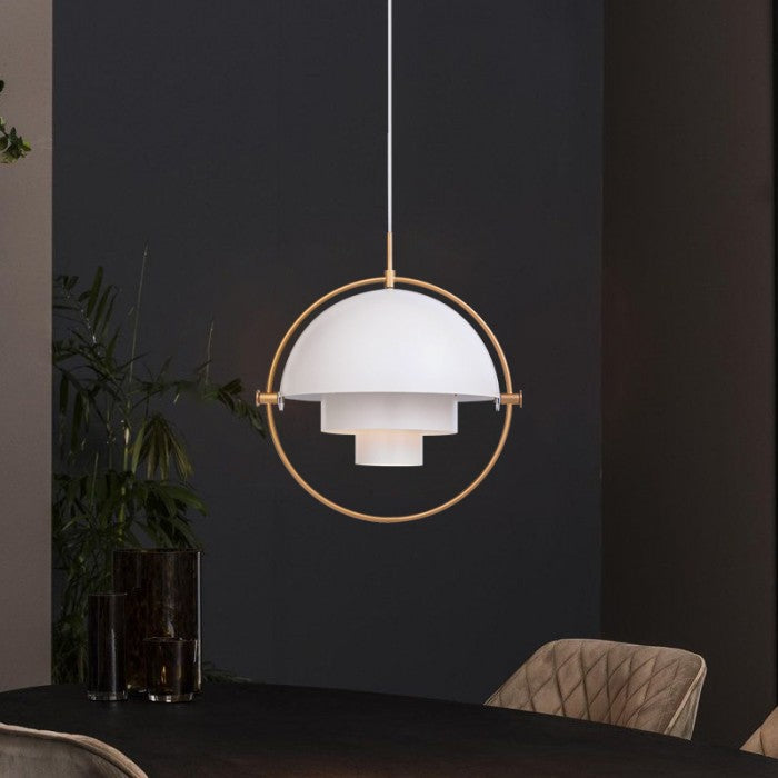 LED Hängeleuchte HanuGlo – Moderne Metallaufhängung mit rotierenden Mehrfachschichten