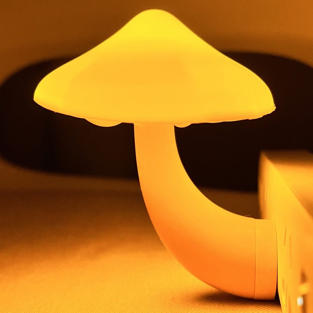 Verzaubernde Pilzwandlampe mit Smart-Sensor – Gemütliches Ambient-Nachtlicht für Schlafzimmer und Flur