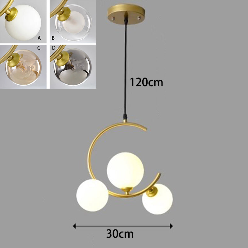 Moderne LED-Hängelampe – Designlampe aus Glas und Acryl für Wohnzimmer und Esszimmer