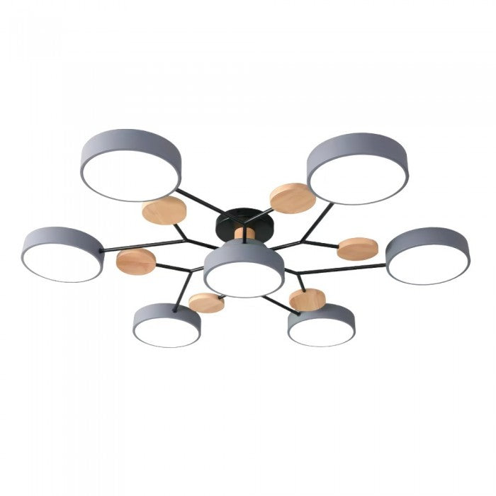 LED-Deckenlampe Nordic Branched Disc - Eleganz und Wärme in Ihrem Innenraum