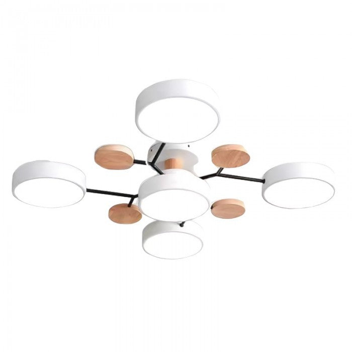 LED-Deckenlampe Nordic Branched Disc - Eleganz und Wärme in Ihrem Innenraum