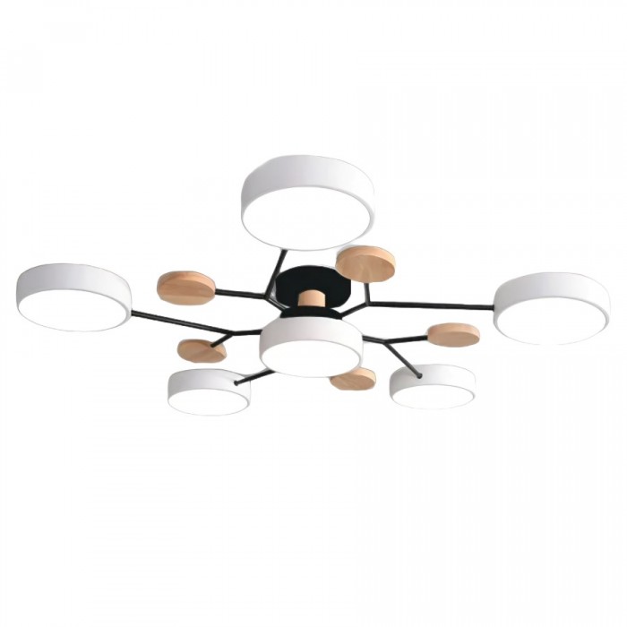 LED-Deckenlampe Nordic Branched Disc - Eleganz und Wärme in Ihrem Innenraum