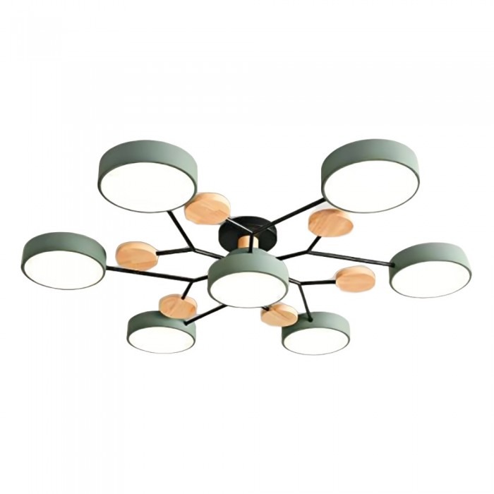 LED-Deckenlampe Nordic Branched Disc - Eleganz und Wärme in Ihrem Innenraum
