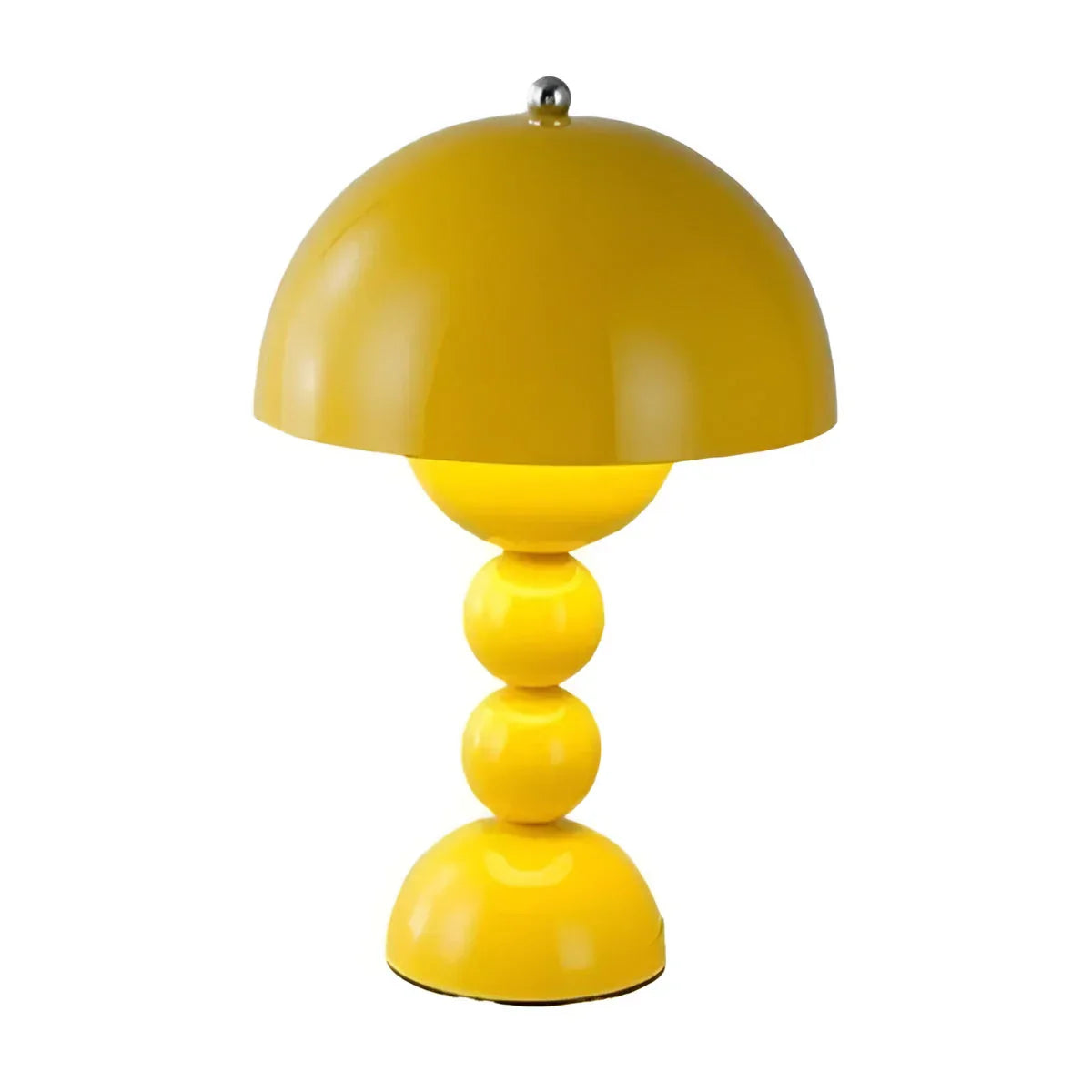 Moderne geometrische Tischlampe - Stilvolles skandinavisches Design mit buntem Fuß