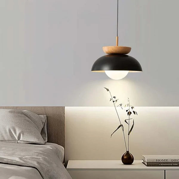 Nordische Holz-Hängelampe Mi-Hart – Moderne und Elegante Lampe