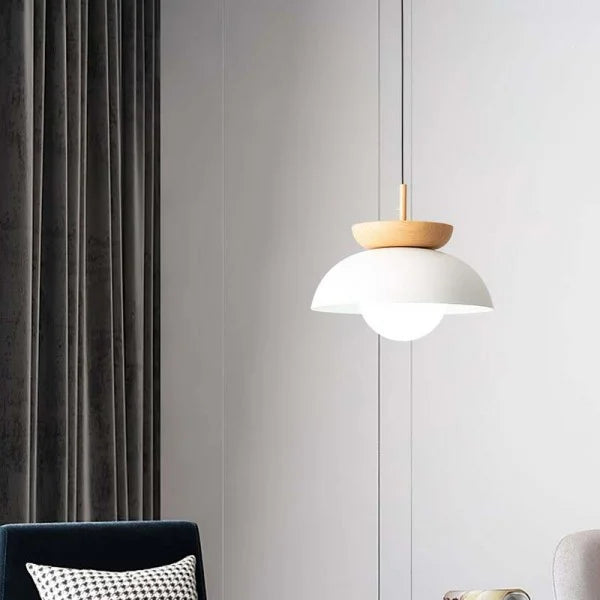 Nordische Holz-Hängelampe Mi-Hart – Moderne und Elegante Lampe