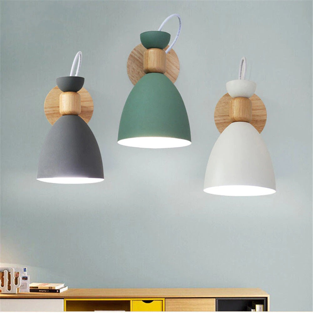 Garduru - Moderne LED Holz Wandleuchte für das Schlafzimmer