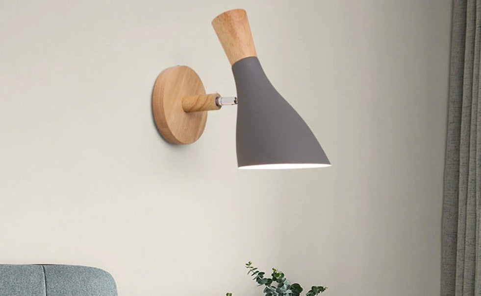 Garduru - Moderne LED Holz Wandleuchte für das Schlafzimmer