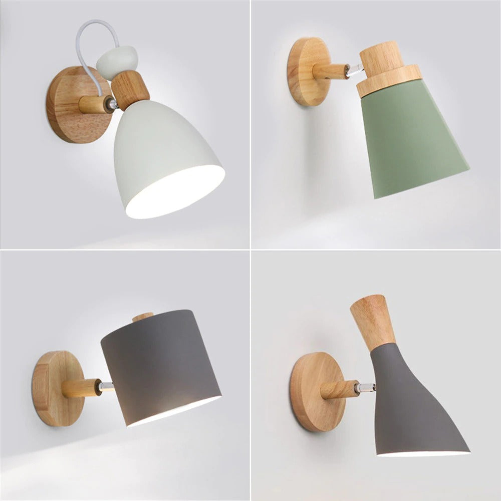 Garduru - Moderne LED Holz Wandleuchte für das Schlafzimmer