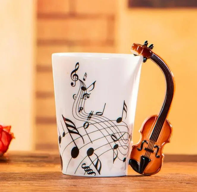 Neuartige Musik-Kaffeetasse