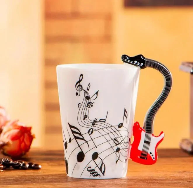 Neuartige Musik-Kaffeetasse