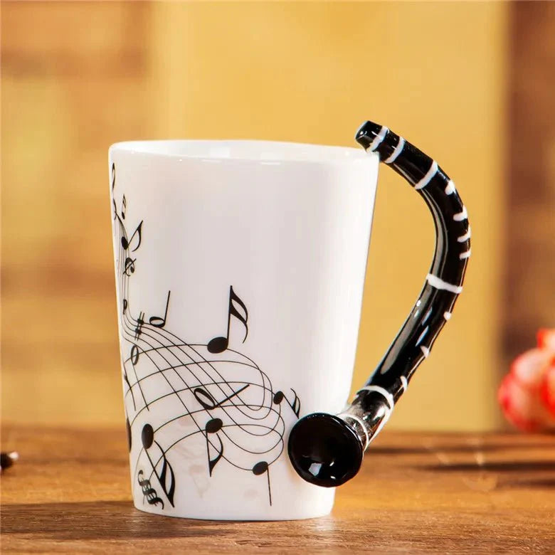 Neuartige Musik-Kaffeetasse