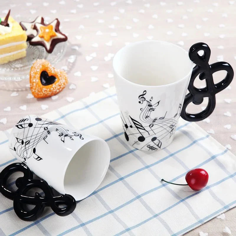 Neuartige Musik-Kaffeetasse