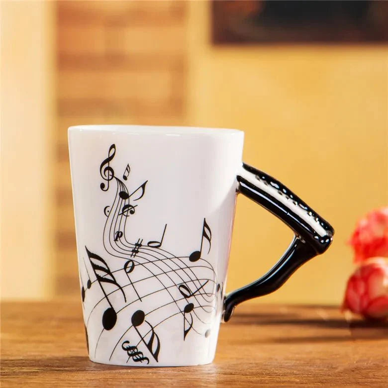 Neuartige Musik-Kaffeetasse