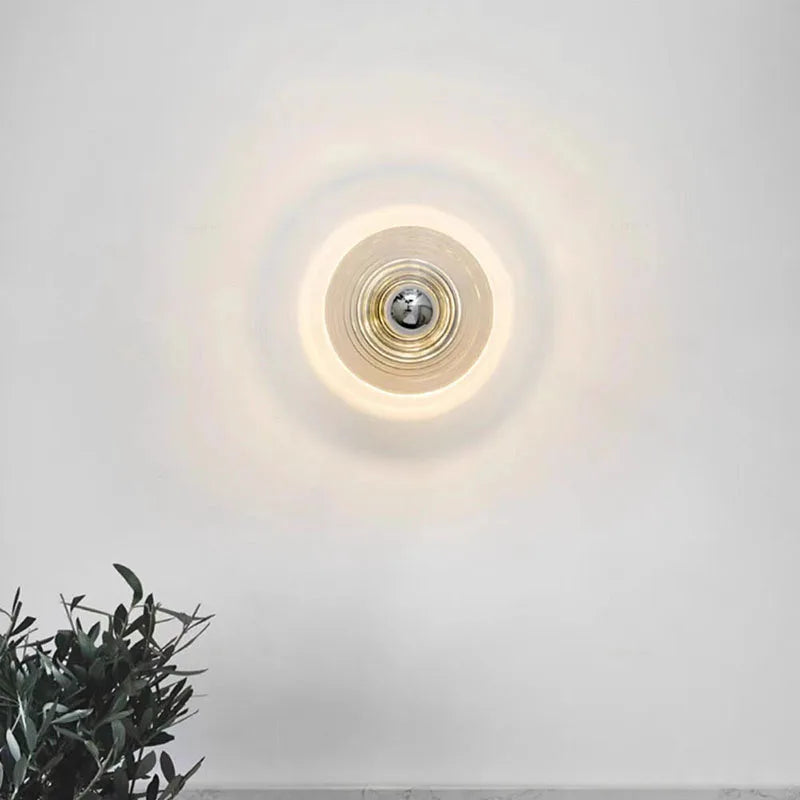 Vintage LED Wandleuchte aus Glas – Nostalgischer Charme mit modernem Design
