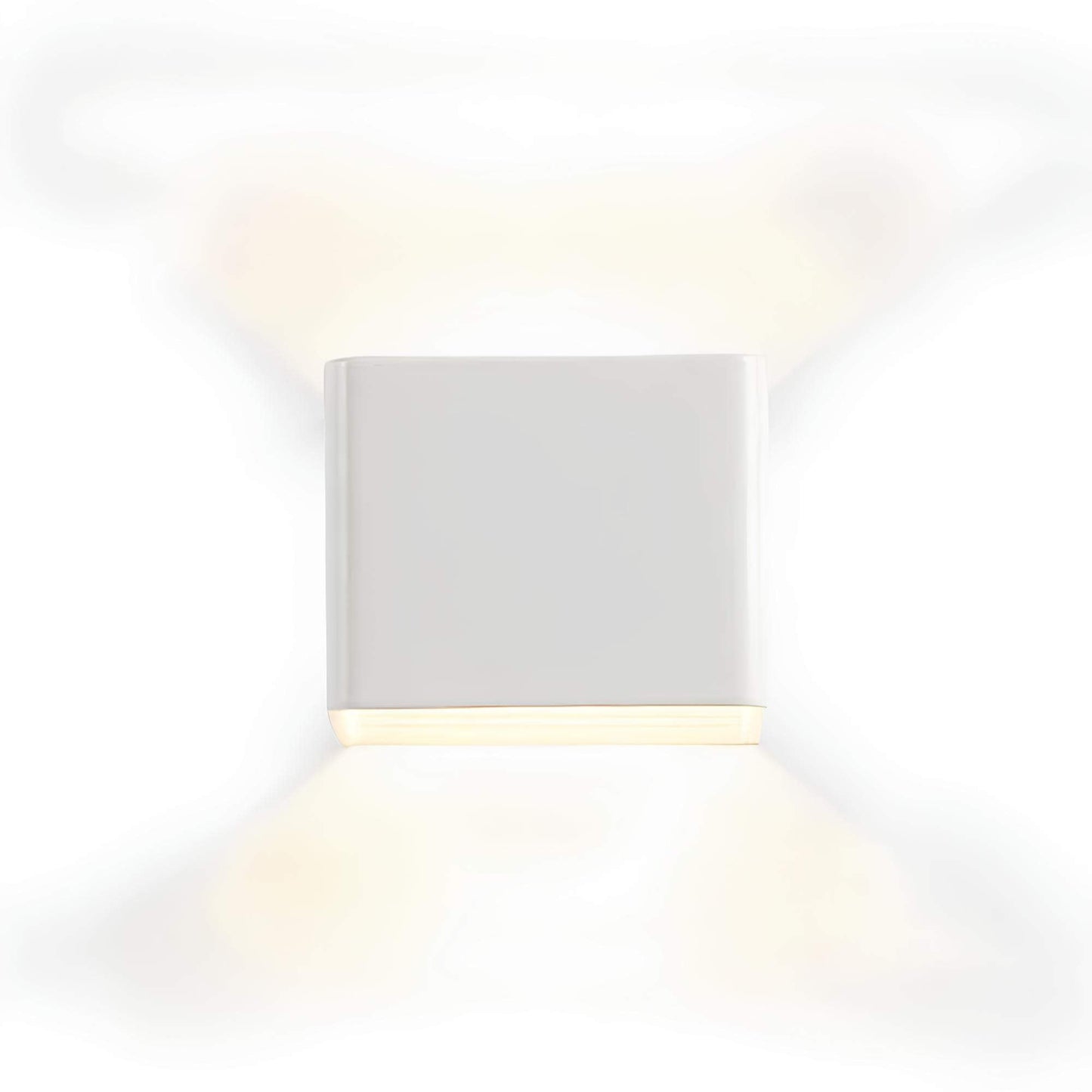 Stilvolle Wandlampe im Quadrat