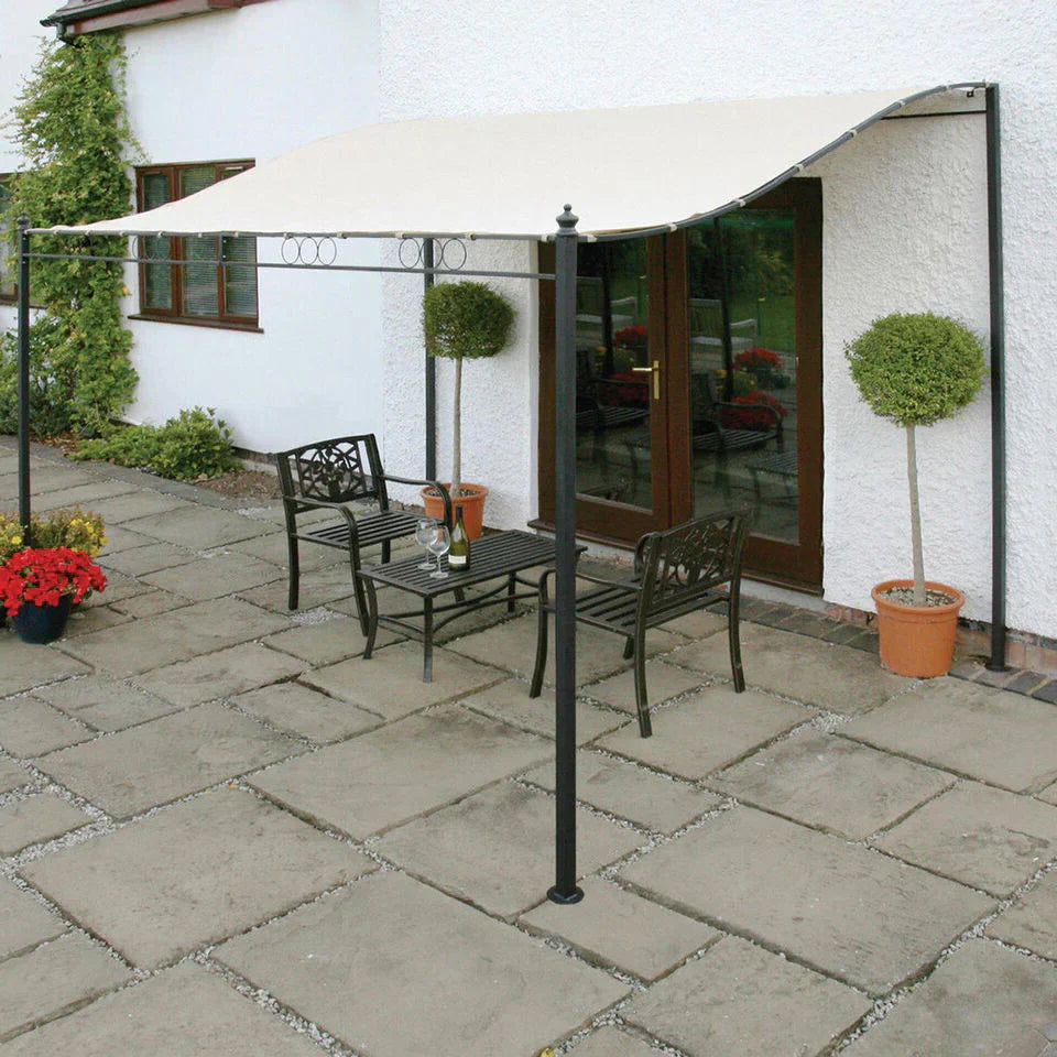 RoyaleGlow Wasserdicht Garten Terrassen Markise Decke Außen Sonnenschutz Segel UV Blocker