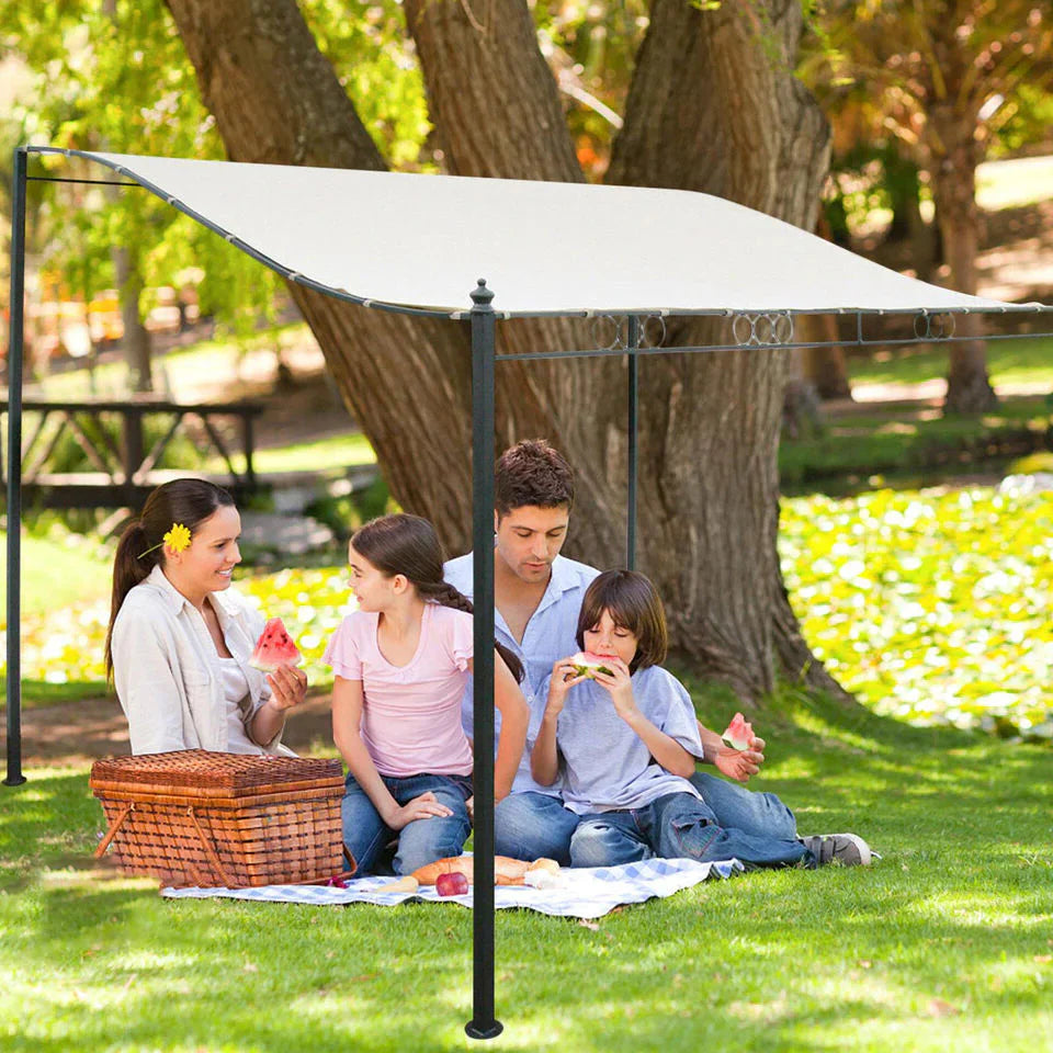 RoyaleGlow Wasserdicht Garten Terrassen Markise Decke Außen Sonnenschutz Segel UV Blocker
