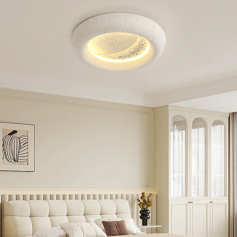 Moderne Luxus Zirkular Wandlampe aus Harz - Elegante Beleuchtung für Hotel und Salon