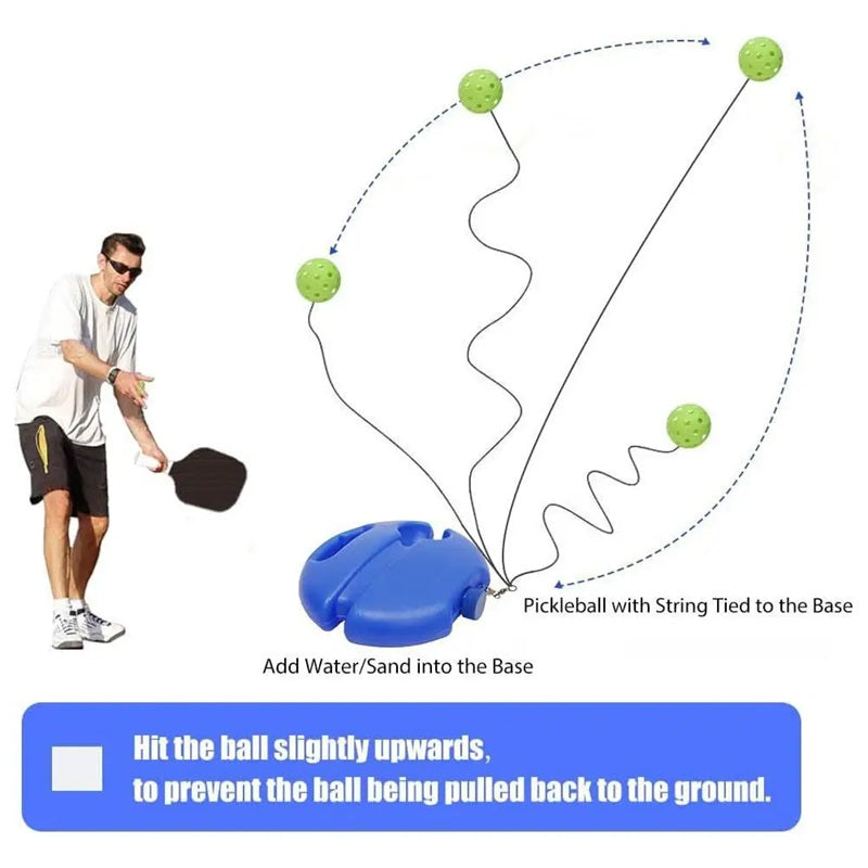 Leuchtender Pickleball-Trainer mit extra-greifbarer Basis