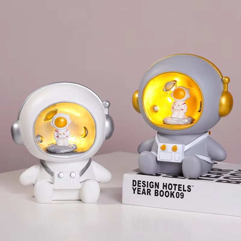 2-in-1 Astronaut Sparschwein & Nachtlampe Für Kinder