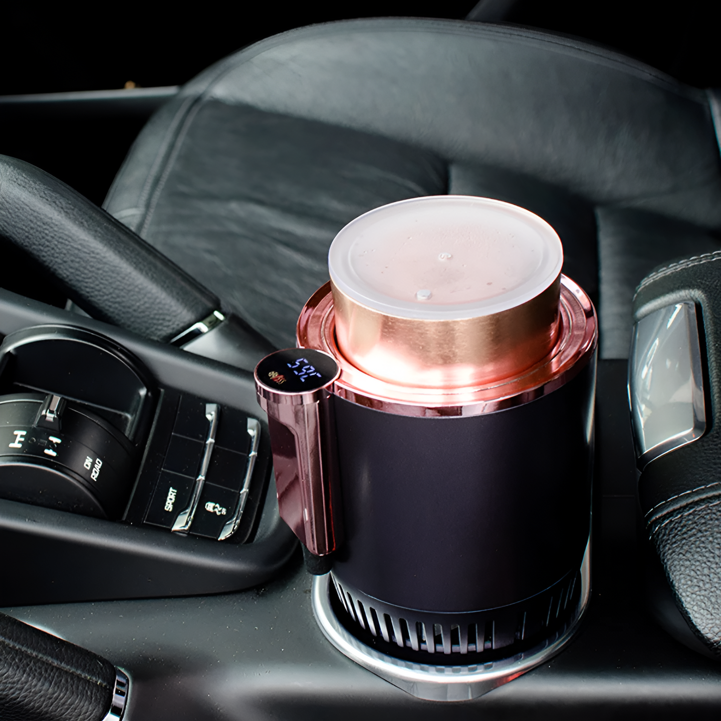 2 in 1 Smart Auto Becherwärmer Kühler mit Digitalanzeige
