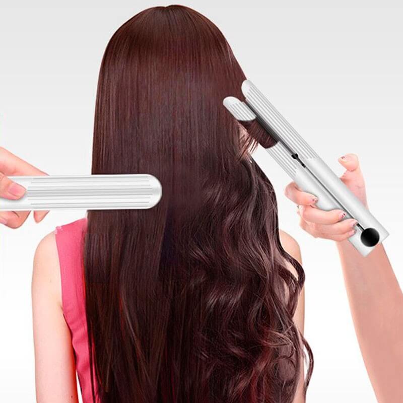 2-in-1 Haarglätter & Lockenstab – Perfektes Styling Für Jedes Haar