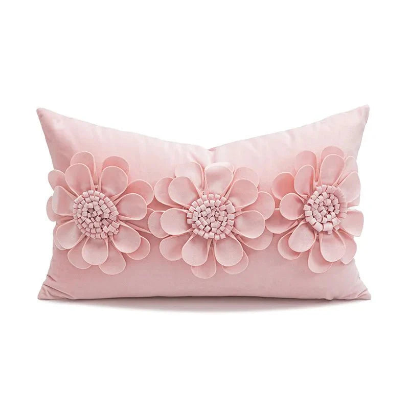 Plüsch Pink Herz Design Kissenbezug