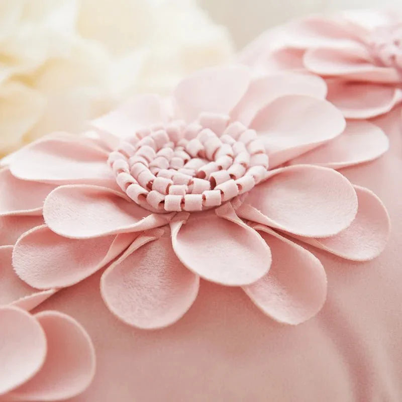 Plüsch Pink Herz Design Kissenbezug