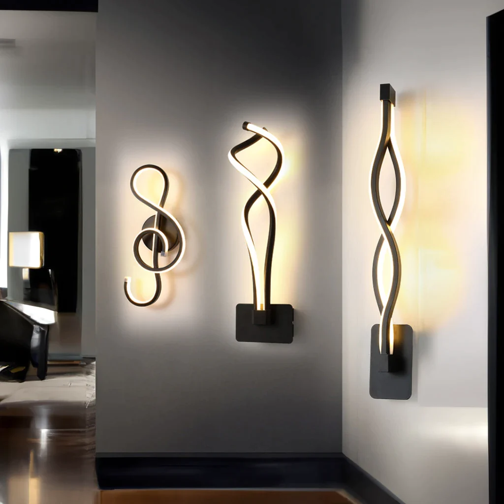 Chic Wandleuchte für modernes Wohnzimmer und Büroumfeld