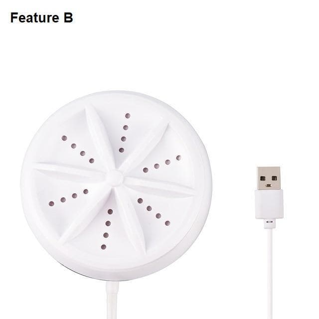 Royallure Kompakt Ultraschall Tragbarer Geschirrspüler - USB-betriebene Mini-Reinigungsmaschine für Geschirr, Schmuck, Früchte und mehr