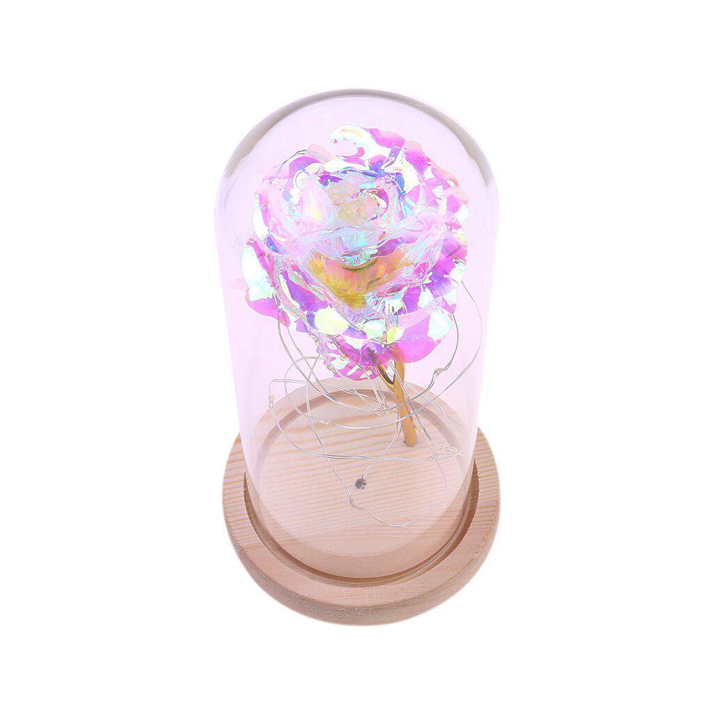 RoseVive – Luxus Ewige Rose unter Glänzendem Glasdome