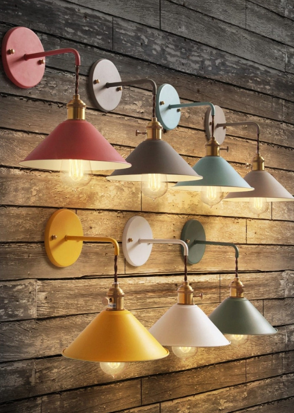 Garduru - Bunte Vintage-Wandleuchten