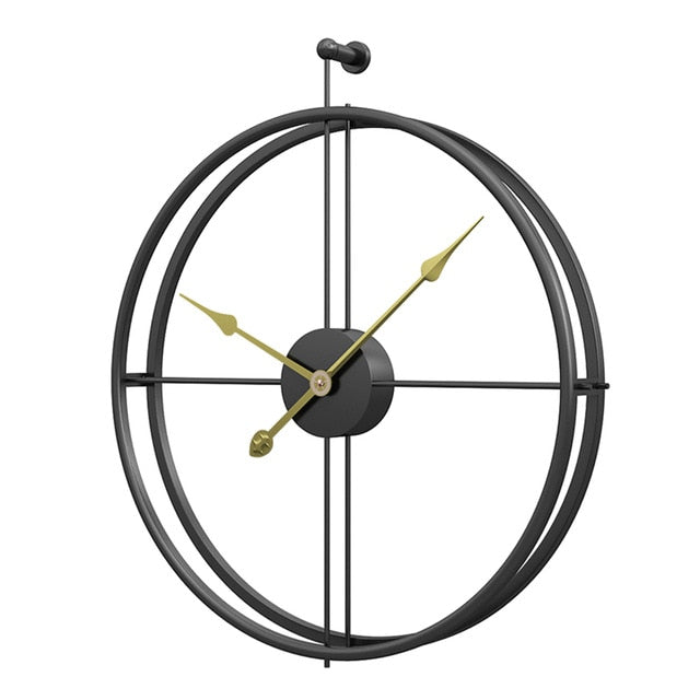 Leise Wanduhr aus Eisen im modernen Design