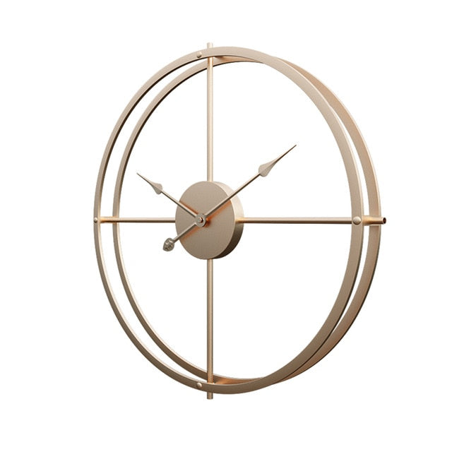 Leise Wanduhr aus Eisen im modernen Design