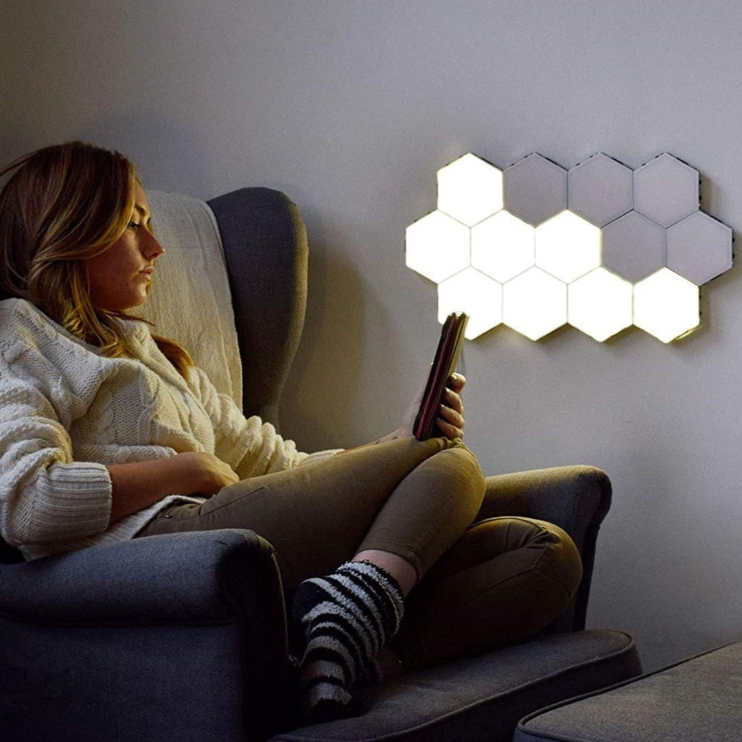 Royaleva Wabenmodular LED-Wandleuchte – Touchsensitiven Smart-Lichtpaneele
