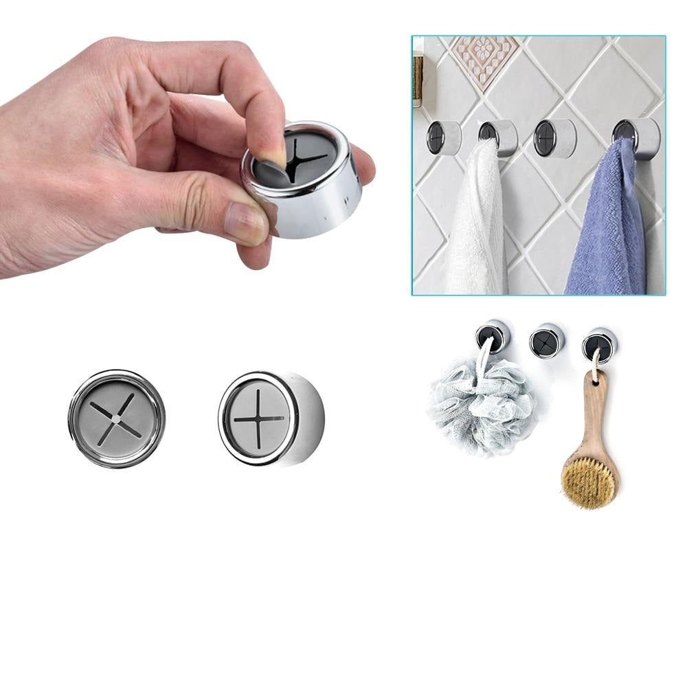 GripTowel – Selbstklebende Handtuchhalter für Küche & Badezimmer (Set von 3)