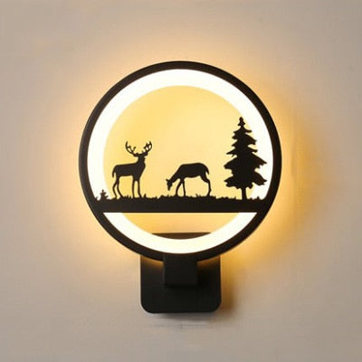 LED-Wandleuchte Forest