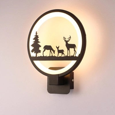 LED-Wandleuchte Forest