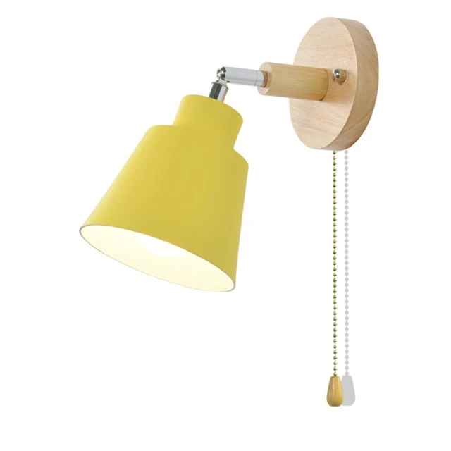 Drehbare Wandlampe – Praktische Leseleuchte mit Zugschalter