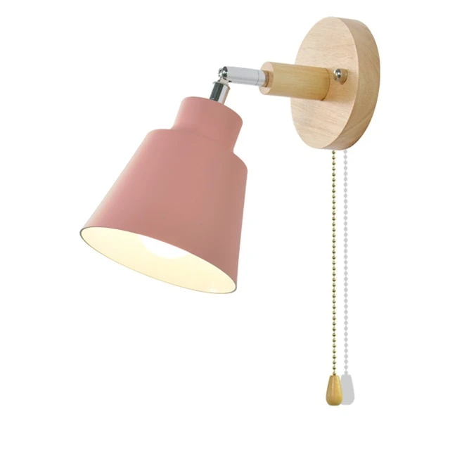 Drehbare Wandlampe – Praktische Leseleuchte mit Zugschalter