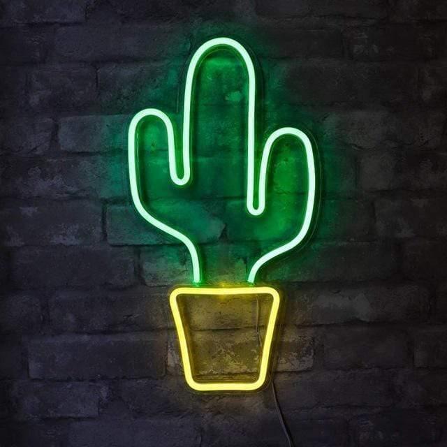 CactusGleam™- Neon Wanddekoration
