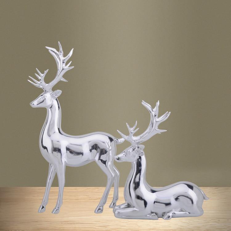 Tischdeko Hirschpaar