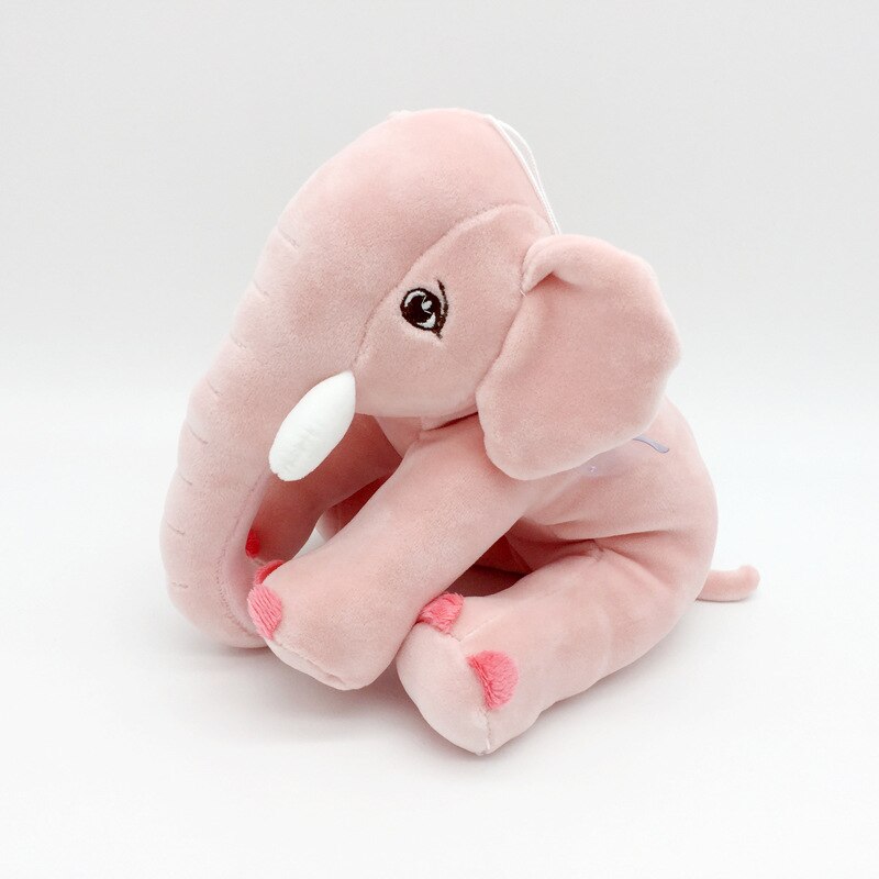 SnugglePhant – Weicher Plüsch Baby-Elefant Kuscheltier mit Saugnapf