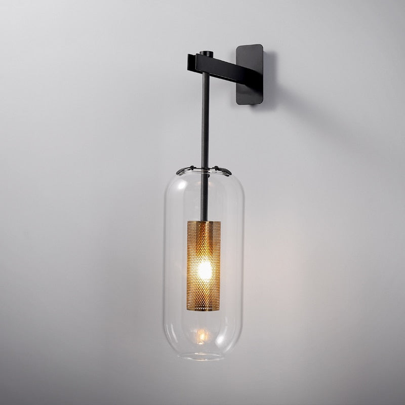 Otis - Moderne Glas Wandlampe