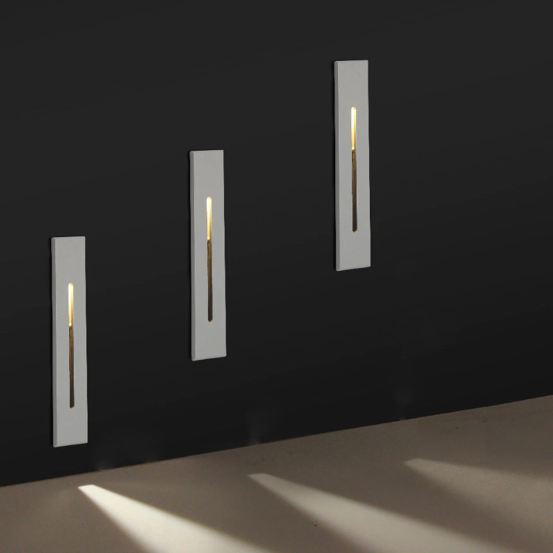 RoyaleGlow Sleek Eingelassene LED-Eck-Wandlampe - Modernes energieeffizientes Design