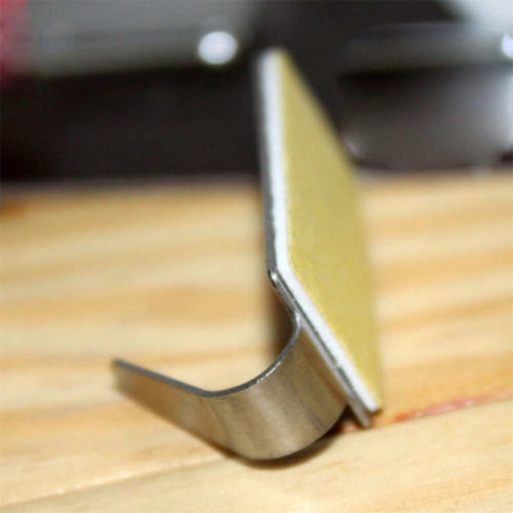 SteelGrip – Selbstklebende Edelstahlhaken für starkes und stilvolles Hängen (Set von 12)