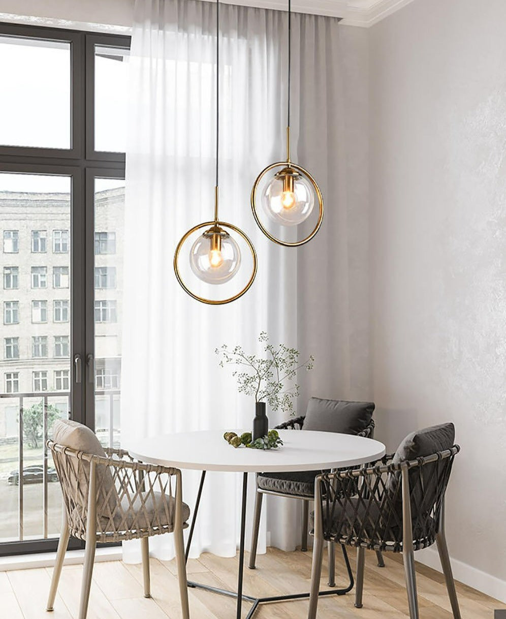 Garduru Glas Globus Pendelleuchten