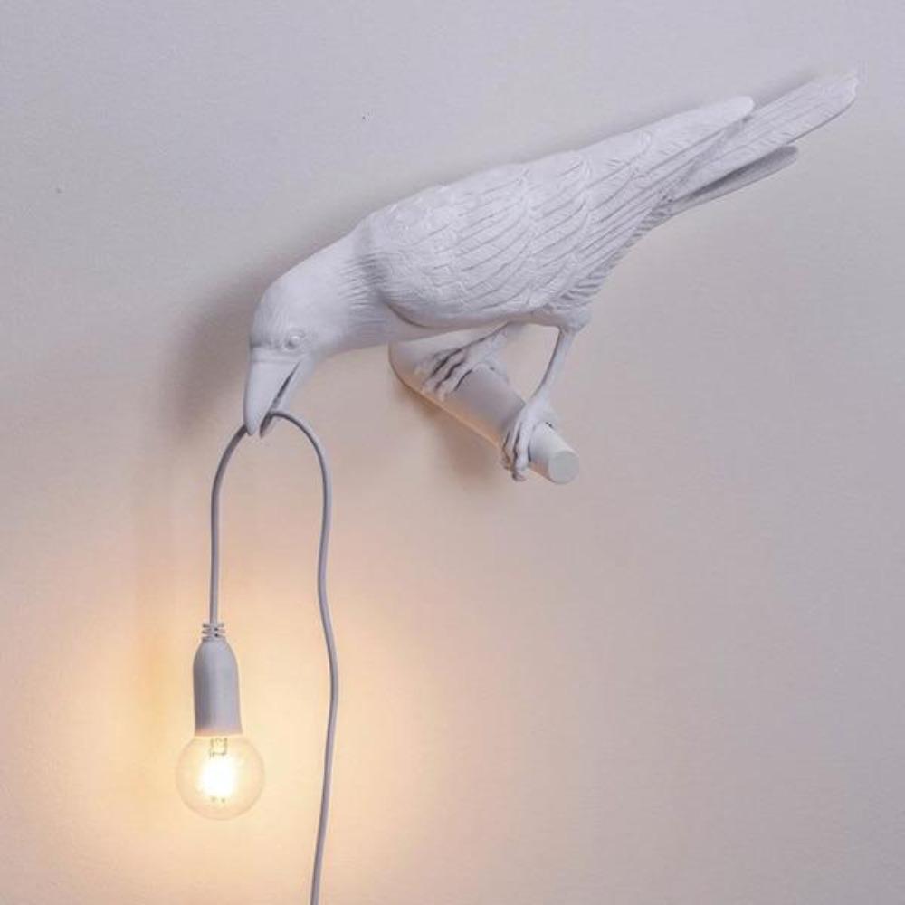 Garduru Nordic Bird Wandleuchte | Einzigartiges Design | Tischlampe & Wandlampe für Modernes Zuhause