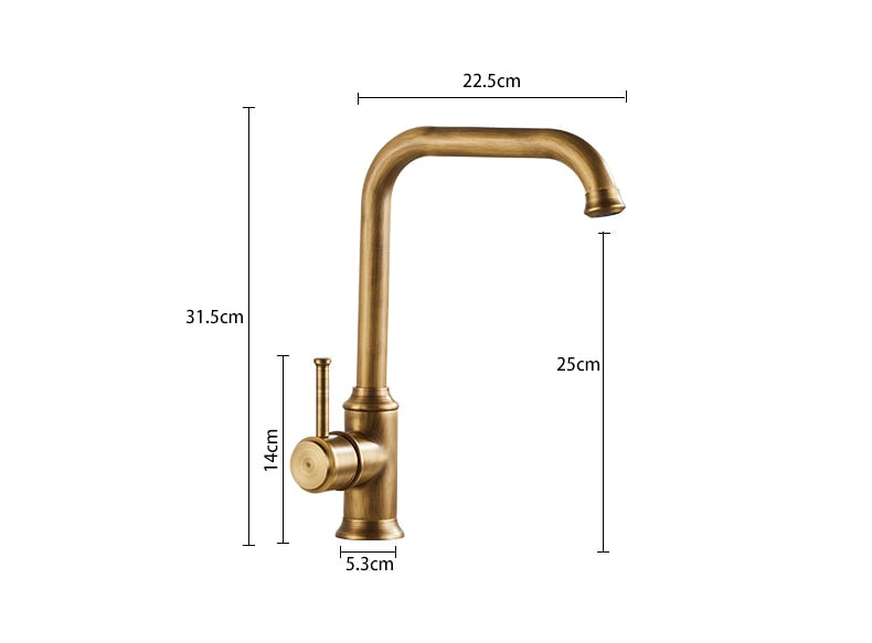 Luxus Küchenarmatur mit Bronze-Optik – Für stilvolle & zeitlose Küchengestaltung